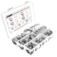 thumbnail image 1 of Kit surtido de abrazaderas de manguera LOKMAN de acero inoxidable, 60 piezas, 1 of 6