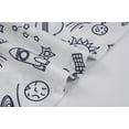 thumbnail image 4 of Colorable Kids Pajamas DIY Children's Clothing Long Sleeve 2 Piece Pajamas Set Cute Funny Cartoon Print Cotton Pajamas That Kids Can Color on Draw on Pjs Boy Pjs Size 4-5, 4 of 9