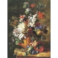 thumbnail image 1 of Boquet Of Flowers In An Urn - CANVAS OR FINE PRINT WALL ART, 1 of 1