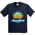 thumbnail image 3 of Inktastic Summer Enjoy the Sunshine Newport Beach Florida in Blue Youth T-Shirt, 3 of 5