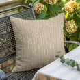 thumbnail image 3 of Throw Pillow Covers 18x18 Inch, Abstract Polka Dot Decorative Pillow Cases for Couch Sofa Bed, Geometric Dotted Stripes Rustic Beige Cotton Linen Square Home Decor Pillowcases with Hidden Zipper, 3 of 9