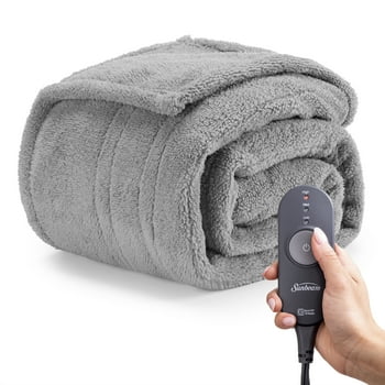 Buy Sunbeam Ultimate Grey Lofttec Foot Pocket Heated Throw Online at  desertcartSINGAPORE