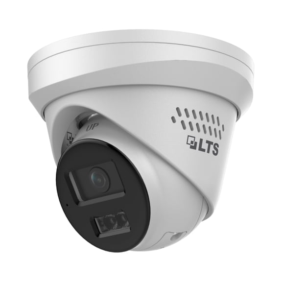 LTS Platinum CMIP3382WI-28SDL IP 8MP/4K 2.8mm Hybrid Light Active Deterrence WDR Dome Camera LTCMIP3382WI-28SDL