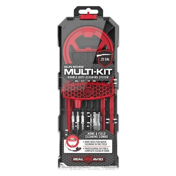 Real Avid Gun Boss Cleaning Multi-Kit, .357cal/.38cal/9mm