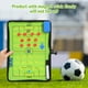 thumbnail image 4 of Tablero magnético de entrenamiento de fútbol, tablero portátil para exhibición de partidos de fútbol, tablero de campo con portapapeles de fútbol, 4 of 8