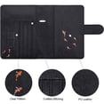 thumbnail image 2 of Portapasaporte WALNEW RFID de Cuero PU con Bolígrafo para Hombre/Mujer, 2 of 9