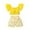 Yellow, variant on Mercatoo Baby Girl Clothes Outfits Cotton O Neck Tops Casual 2PC Set Toddler Girls Clothes
