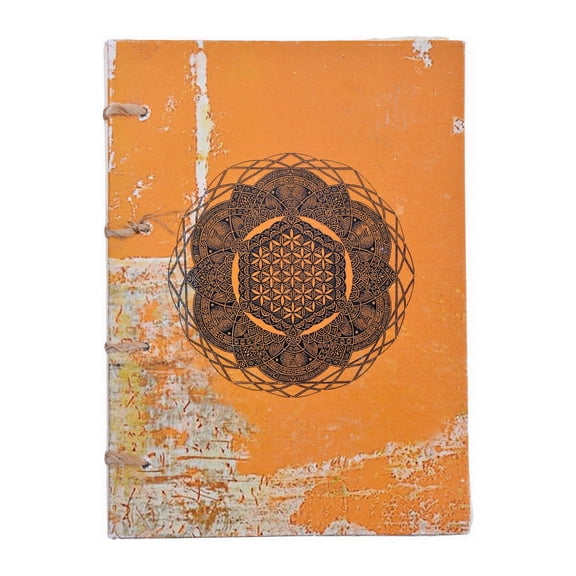 De Kulture Works Journal Flower Of Life Artwork Travelogue Diary A5 Size, 140 Pages, 125 GSM