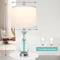 thumbnail image 4 of Lamp Hamud Coastal Glass Set de 2 puertos USB regulables, 6 cm, 4 of 7