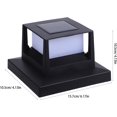 thumbnail image 2 of Waterproof Solar Outdoor Post Light Fixture for Garden Fence Pillars with LED Bulbs, Solar Powered, 2 of 6
