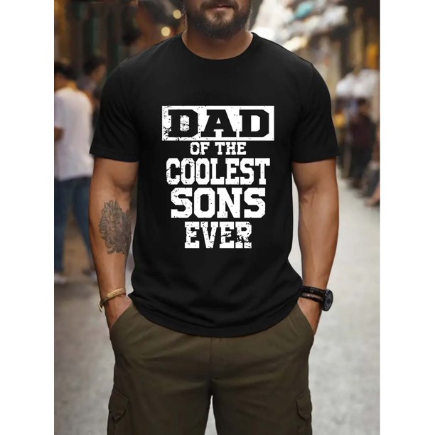 Camiseta transpirable de manga corta para hombre, informal, con estampado de letras, cuello redondo, lavable a máquina, ideal para actividades al aire libre.