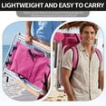 thumbnail image 2 of Ktaxon Backpack Beach Chair, Outdoor 4-Level Adjustable Folding Chair,  Removable Headrest, Oxford Cloth，Pink, 2 of 10