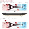 thumbnail image 2 of Valentine's Day Skateboard Grip Tape Stickers Pack of Two - Emery Surface PVC Backing 8.8x32.6in/22.4x83 cm, 2 of 5
