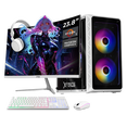 thumbnail image 1 of Computadora Escritorio Completa Xtreme PC Gaming AMD Radeon Vega Renoir Ryzen 7 5700G 16GB SSD 500GB Monitor Curvo 23.8 WIFI White juegos casuales, trabajo y estudio, 1 of 6