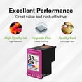 thumbnail image 3 of Compatible HP 63XL (F6U63AN) Ink Cartridge Tri-color By Superink, 3 of 6