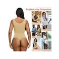 thumbnail image 6 of SAYFUT 3 Piece Women's Shapewear Bodysuit Sexy Sleeveless Shapewear Bodysuit Tummy Control Thong Full Body Shaper Round Neck Tops Slimming Bodysuits(Black S-XL), 6 of 6