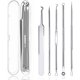 thumbnail image 1 of Kit de eliminación de espinillas de acero inoxidable, extractor de espinillas, neumático, comedia, 5 piezas ER, 1 of 5