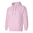 thumbnail image 3 of Gildan Hooded Sweatshirt Warm Comfort 50/50 Cotton/Polyester Heavy Blend with Pouch Pocket, Light Pink, M, Men's 2 Pack Fleece Cozy Casual Hoodie, 3 of 6