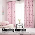 thumbnail image 5 of Strawberry Window Curtain Filter Light Pink Shading Curtain Cloth Living Room Bedroom 39x98In, 5 of 5