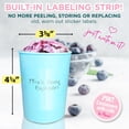 thumbnail image 3 of Recipientes para helado KOYAIRE Pint 480 ml (16 oz), paquete de 4 con tapas, 3 of 5