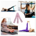 thumbnail image 4 of Unique Bargains 1pc Women Digital Yoga Stretch Bands for Gym Stretching Exercise Pink Nylon High Elastic Yarn Latex Yarn, 4 of 4
