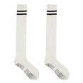 thumbnail image 1 of Calcetines largos antideslizantes hasta la rodilla, sin dedos, antideslizantes, para yoga, barra, pilates, hogar y ocio, 1 of 6