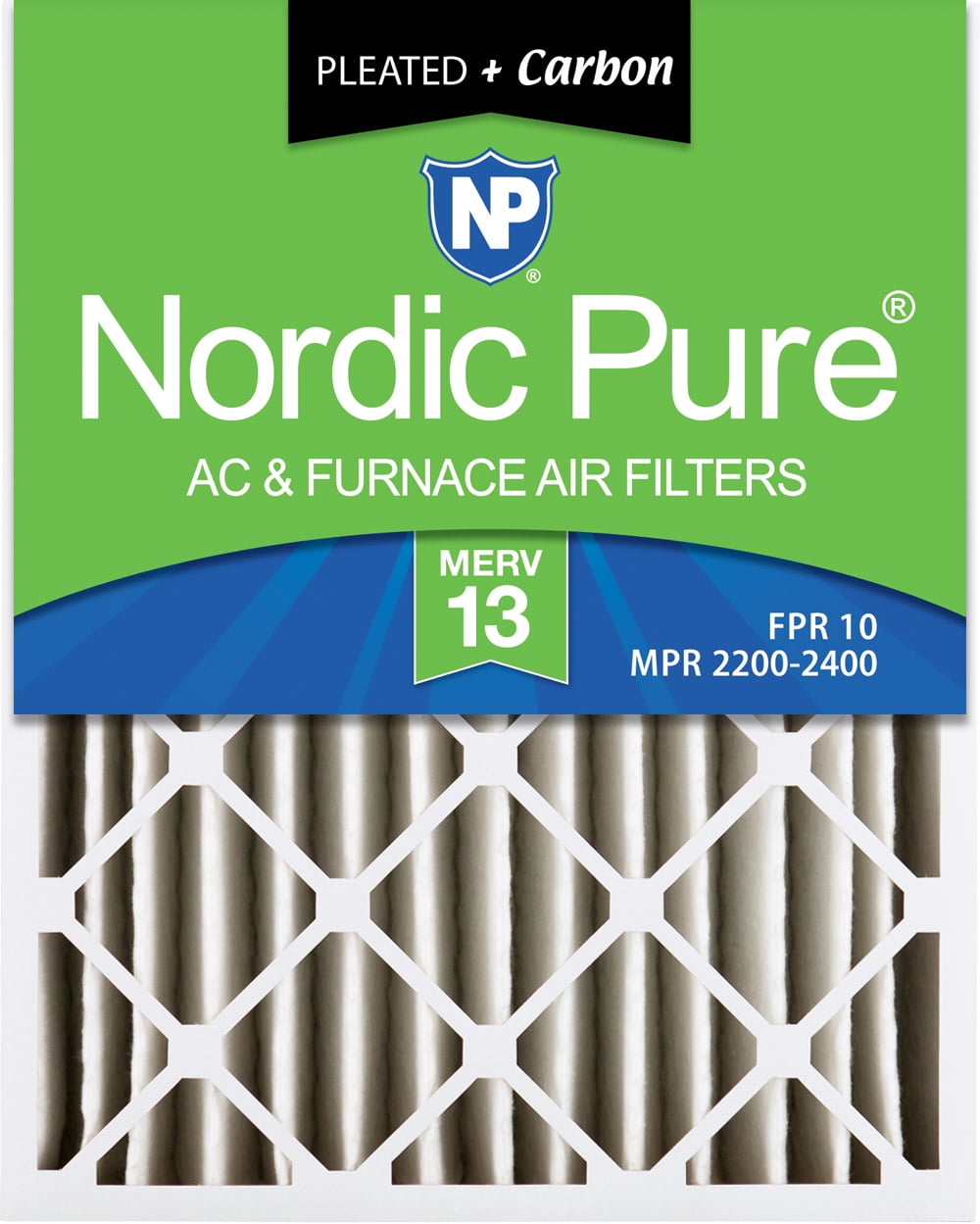 Nordic Pure 12x36x1 Exact MERV 11 Pleated AC Furnace Air Filters 3 Pack 