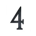 thumbnail image 1 of 12 In. Standard Modern Font Individual House Number 4, 1 of 1