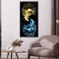 thumbnail image 3 of Cuadros Decorativos 5D DIY Diamond Painting Kits Koi Fish Full Square Drill Wall Decor Art Crafts Likrtyny embutido en tela, 3 of 9