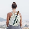 thumbnail image 6 of Prince Multi-Sport Racket Bag – White Quilted Sling Backpack with Shoulder Pocket, 6 of 9