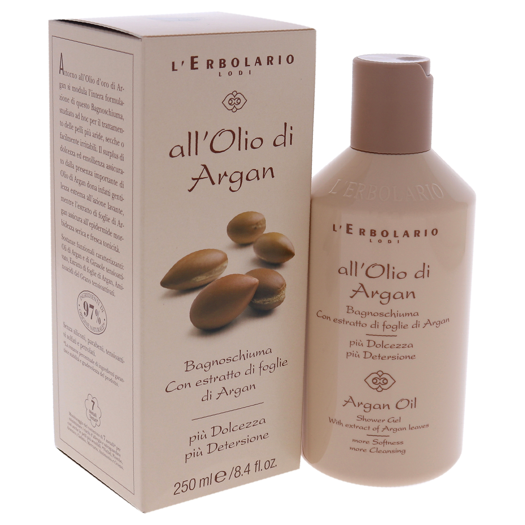 LErbolario Argan Oil Shower Gel, 8.4 oz for Unisex