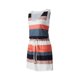 thumbnail image 4 of VISgogo Vestido casual de verano para mujer sin mangas con cuello en V profundo con cordón a rayas con bolsillos VISgogo  moda, 4 of 9
