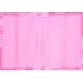 thumbnail image 1 of Ahgly Company Indoor Rectangle Abstract Pink Modern Area Rugs, 2' x 5', 1 of 4