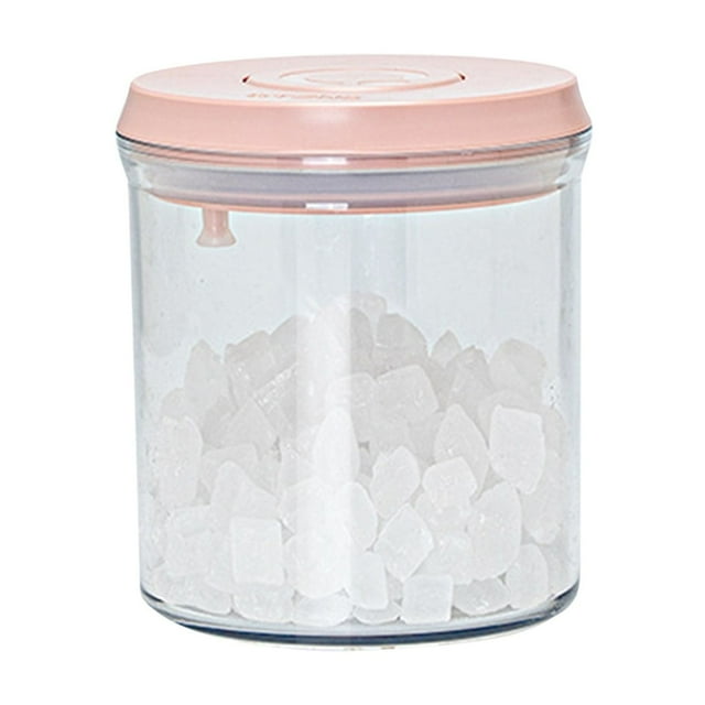 Frasco Hermético de Plástico para Almacenar Alimentos | Contenedor Rectangular Transparente, Apilable y con Tapa con Cierre para Almacenar Alimentos Secos, Cereales, Cebada, Frutos Secos, Dulces, Ape