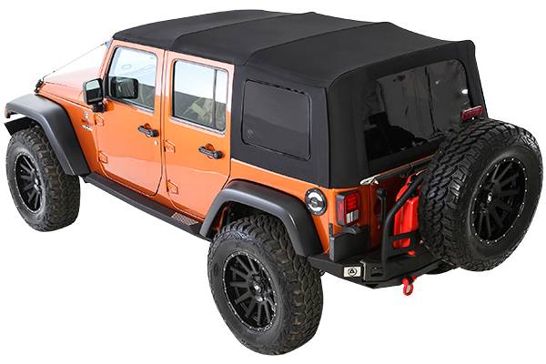 Buy Smittybilt 2007-2009 Jeep Wrangler JK 4 Door Soft Top Premium Canvas  OEM Replacement With Tinted Windows 9084235 Online at Lowest Price in Ubuy  Tanzania. 990716901