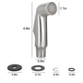 thumbnail image 6 of HIBIBUD Kitchen Sink Sprayer — Universal Faucet Sprayer Attachment,Brushed Nickel Replacement Sink Side Sprayer Pull Out Head Kitchen Faucet Sprayer, 6 of 7