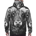thumbnail image 7 of Haiem Geometric Bull Design Patterned Men's Hoodie with Kangaroo Pocket - Ideal Pullover Sweatshirt for Daily Wear, Travel, and Home-Large, 7 of 7
