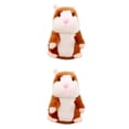 thumbnail image 1 of 2x Divertido Juguete de Peluche de Hámster Novedad Animal Registro de Sonido Repetir Muñeca Zulema Juguetes de hámster parlante, 1 of 7