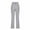 Gray, variant on HomeGardon Pants for Women Solid Color High Waisted Hip Elastic Pocket Fitness and Sports Tight and Nude Yoga Long Pants,S-XXL
