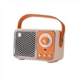thumbnail image 1 of Altavoz Bluetooth Sonido Portátil Altavoz Música Inalámbrico Radio FM Mini Blootooth Audio Naranja, 1 of 5