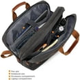 thumbnail image 4 of HLONK Convertible Backpack Shoulder bag Messenger Bag Laptop Case Business Briefcase Leisure Handbag Multi-functional Travel Rucksack Fits 17.3 Inch Laptop For Men / Women / Travel (grey), 4 of 7