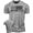 T-Shirt Heather Grey, variant on Gymish American Flag Workout Shirt for Men – Patriotic Gym T-Shirt, Funny Lifting Tee, Men’s Athletic Workout Apparel, Heather Grey, Small