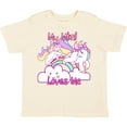 thumbnail image 3 of Inktastic My Mimi Loves Me Unicorn Girls Toddler T-Shirt, 3 of 5