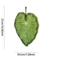 thumbnail image 3 of Leaf Shaped Hand Towels Hanging Kitchen Towels with Hanging Loop Absorbent, and Lint-Free for Bath Kitchen Green, 3 of 6