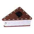 thumbnail image 3 of Triangle Cat Scratcher Pad Training Toy Felt Cloth Durable and Stable for Small Medium Large Indoor Cats, 3 of 9