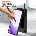 thumbnail image 3 of For Samsung Galaxy S23+/S23 Case Cover, Shockproof Luxury Hidden Kickstand Pen Slot Slim Cover with Free Stylus, 3 of 6