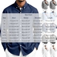 thumbnail image 7 of StSilkitty Button down Shirts for Men Long Sleeve Stand Collar Dress Shirt with Pocket Lightweight Soft Office Work Tops, 7 of 7