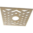 thumbnail image 2 of 26"OD x 6 3/4"ID x 3/8"T Chevron Wood Fretwork Pierced Ceiling Medallion, Birch, 2 of 16