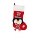 thumbnail image 2 of Adorno navideño rojo de 20 pulgadas con una cálida combinación de copos de nieve y medias navideñas. Pingüino., 2 of 5