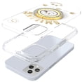 thumbnail image 5 of Designed for Apple iPhone 15 Pro (6.1") Smiling Glitter Ornament Bling Sparkle with Ring Stand Hybrid Slim TPU + Hard Back Shell Phone Case Cover [White], 5 of 8